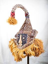 African Kuba Elephant Mask Moshambwooy Helmet Cowrie – Yesteryear Essentials