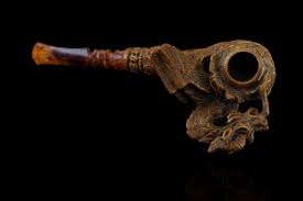 Buy Large Dragon Meerschaum Pipe Special Design Tobacco Collectibles Hand Carved Turkish Pfeife 海泡石 With Case Online in India - Etsy