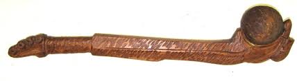 Sold at Auction: Beaver War Club 22", Cherokee, Tennessee
