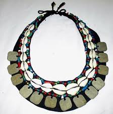 Chiang Mai Thailand VTG Coin & Shell w/ Beads Choker Tribal Necklace | eBay