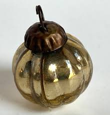 Creative Co-Op 6 Vintage Look Mercury Glass Ornaments Bronze ...