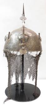 Sold at Auction: A PERSIAN KULA KHUD HELMET