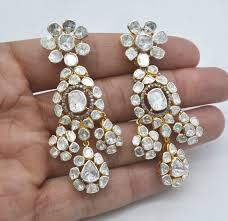 925 Sterling Silver 18k Micron Gold Plated Natural Diamond ...