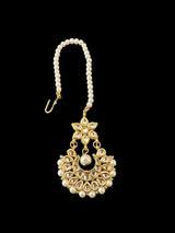 DJTK325 kundan tika - pearls (READY TO SHIP ) – Deccan Jewelry