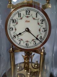 VTG Kieninger & Obergfell Germany 400 Day Anniversary Clock Black Enamel Parts | eBay