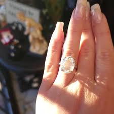 8.60 Carat Quartz Ring / Mid Century Estate C1960 Sterling ...