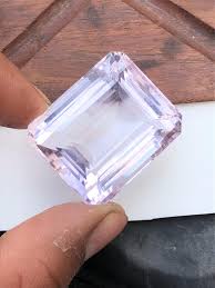 112 Carat Lavender Amethyst: Octagon Faceted Loose Gemstone ...