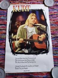 Vintage Kurt Cobain Poster en vente | eBay