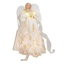 Gold Angel Light Up Christmas Tree Topper with 10 Lights Decoration UL1074 New | eBay