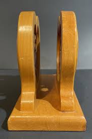 Vintage 3-D Carved Wooden Heart Shaped Napkin Mail Holder ...