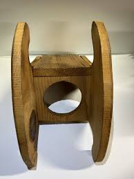 Wooden Doll's Rocking Potty Toilet Chair 12” Tall - Vintage ...