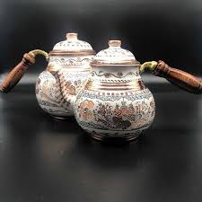 Traditional Turkish Double-Kettle -Tea Pot ,White Colored ...