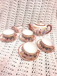 Satsuma Style Tea Set, Japanese China Set - Etsy