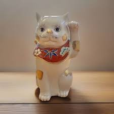 Vintage 1970s Horchow Collection Japan Maneki Neko Cat ...