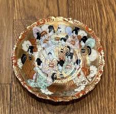 Japanese Kutani Porcelain GEISHAS Saucer Plate | eBay