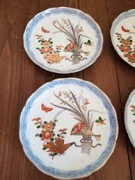 1920s Ceramic Imari Plates- Set of 4 | Chairish