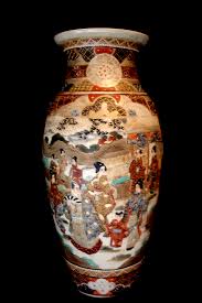 14 3/4" H UNMARKED JAPANESE EDO PERIOD SATSUMA VASE | eBay