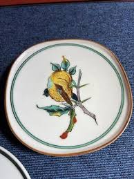 Plate Japanese Pottery of Kutani #1318 set of 5 16x16cm/6.29x6.29" Plate Plate | eBay