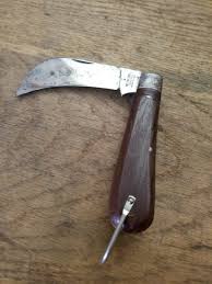 M Klein & Sons Folding Pocket Knife Hawkbill Chicago USA ...