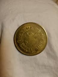 VINTAGE 1982 CHUCK E CHEESE PIZZA TOKEN BRASS 25CENT | eBay