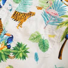 Men's Jungle Animal & Leaf Hawaiian Shirt | Exotic Safari ...
