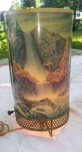 1956 Goodman Campers Around Fire Mountain Waterfall ...