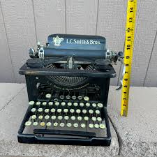 Antique L.C. Smith Typewriter No. 8, Very Heavy and Has Some ...
