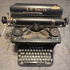 Vintage LC Smith & Corona No. 8 Manual Typewriter with rare ...