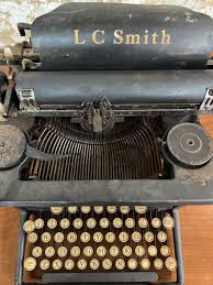 Sold at Auction: L. Smith, L.C. Smith Typewriter