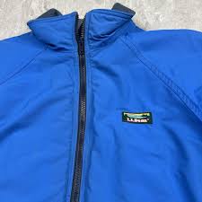 Vintage L.L. Bean Polar Plus Blue Windbreaker Jacket USA ...
