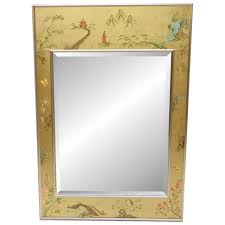 Vintage LaBarge Chinoiserie Mirror - Artist Signed / 1983. For Sale at Ruby Lane