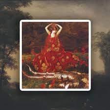 La Belle Dame Sans Merci Sticker, Pre Raphaelite Aesthetic ...