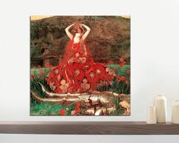 La Belle Dame Canvas Print, Frank Cadogan Cowper Famous ...