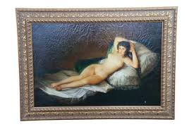 Spanish Classical Nude La Maja Desnuda After Francisco de ...
