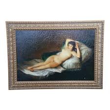 Spanish Classical Nude La Maja Desnuda After Francisco De ...