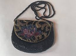Vintage Beaded Fashion Imports Handbag Made In Hong Kong ...