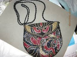 VINTAGE Beautiful Beaded Purse...Evening Bag....made in ...