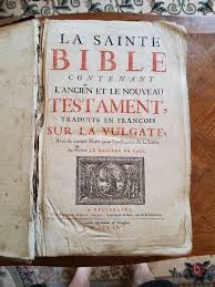 Bible of 1704, Vulgate Edition by the Maistre De SACI - Etsy