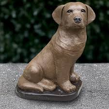 Massive Labrador Statue Concrete Dog Figurine Stone Pet ...