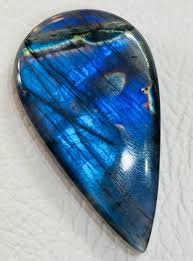 Blue Flashy Fire Labradorite Gemstone Pear Cabochon Stone ...