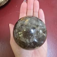 Large 68mm 15.9oz Natural Smokey Quarts & Golden Healer ...