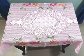 Buy Fab Nation Floral Design Table Cover – Pretty Pink Polyester Cloth for Small Tables, Oven, Bedside & Stools (30x45 Inch, Pack of 1) Online at Low Prices in India - Amazon.in