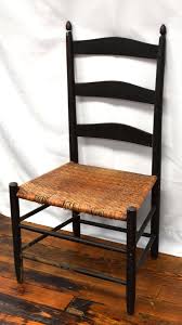 Sold at Auction: 19TH SHAKER LADDERBACK SIDE CHAIR