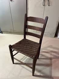 Cane Bottom Ladder Back Chair | eBay