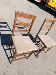 Antique Folding Wood Chairs SET for Sale in Stockton, CA - OfferUp
