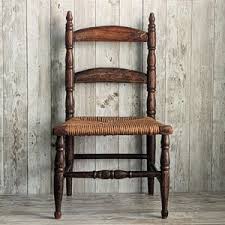 Primitive Antique Child's Ladder Back Rush Seat Chair - Etsy Ireland