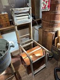 Antique, Anchor Folding Bench Washer Wringer, Double Wash ...