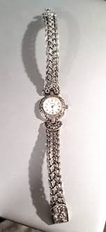 Vintage Victorian REO 925 Sterling Silver Braided Watch- Butterfly-Flower- Rare | eBay