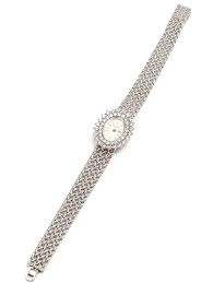 Vacheron and Constantin Lady's White Gold, Diamond Bracelet Watch at 1stDibs