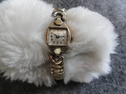 Swiss Made Wakmann Wind Up Ladies Watch with a Stretch Band ...